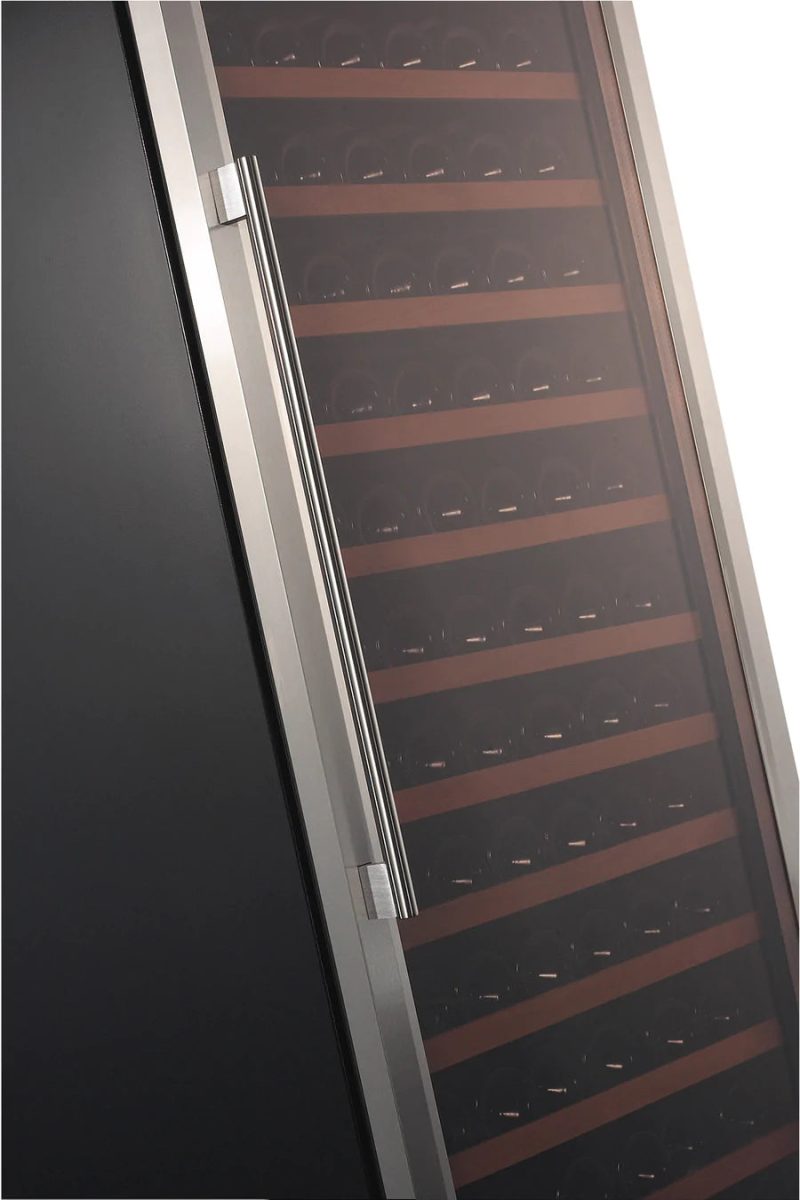 166 Bottle Single Zone Wine Cooler Stainless Steel Door Trim 5