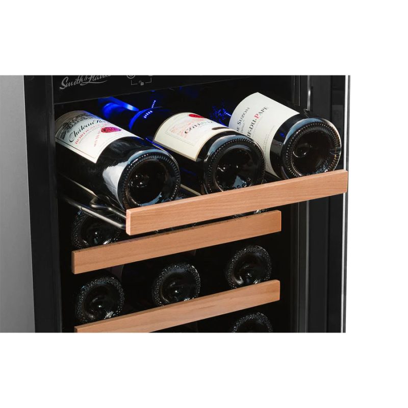 32 Bottle Dual Zone Wine Cooler Stainless Steel Door Trim 5