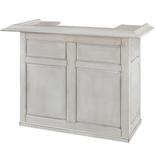 Dry Bar Cabinet 60 Width Antique White 2