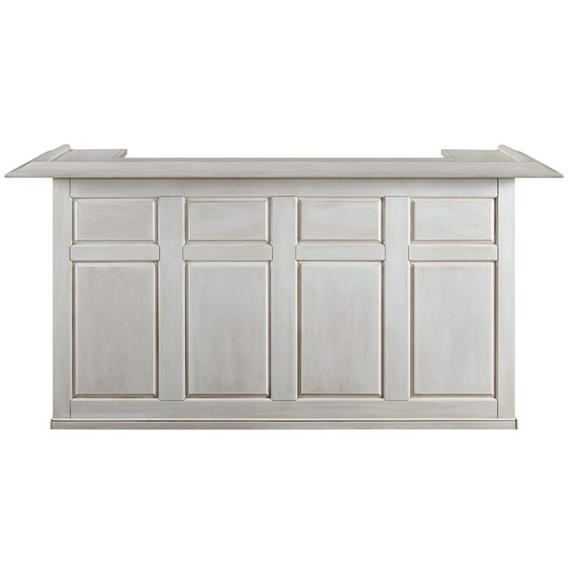 Dry Bar Cabinet 84 Width Antique White 1