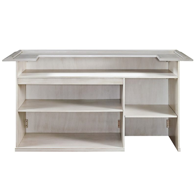 Dry Bar Cabinet 84 Width Antique White 3