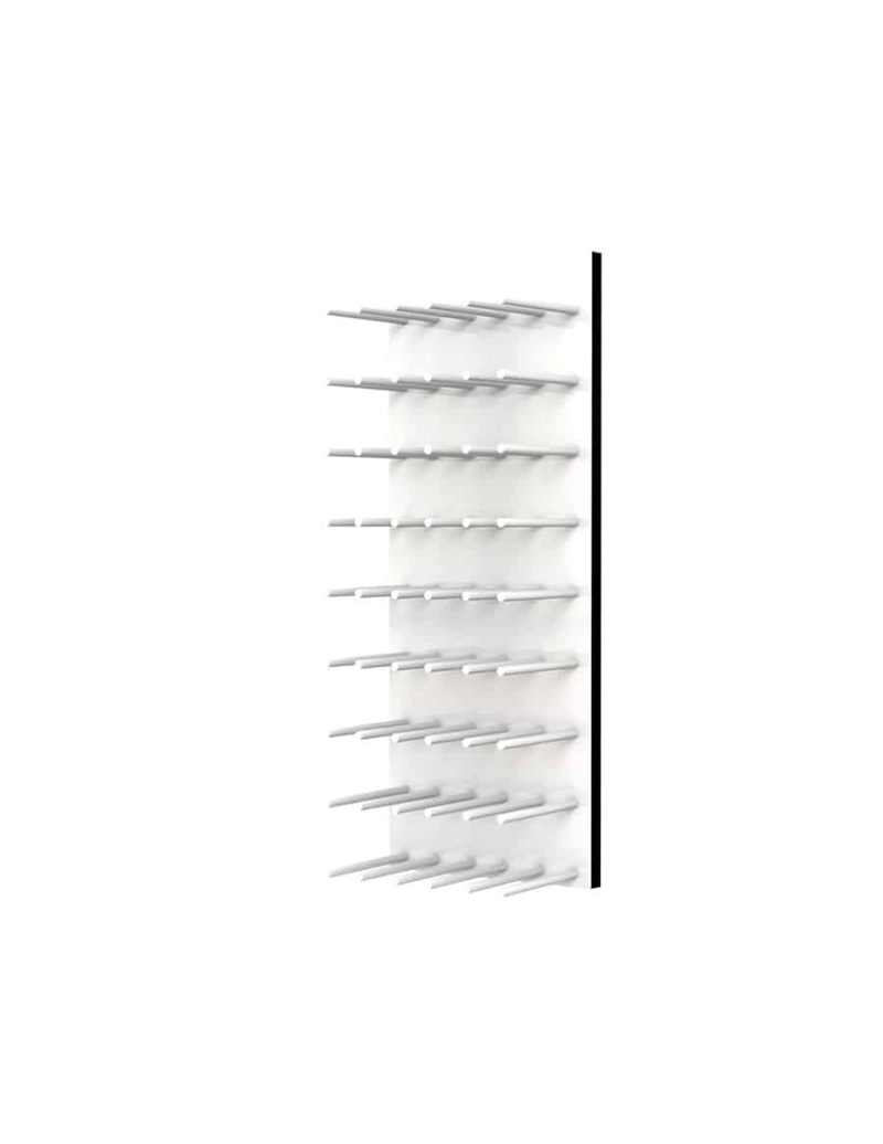 Fusion Wine Wall Cork Forward White Acrylic 3 Foot Satin Aluminum