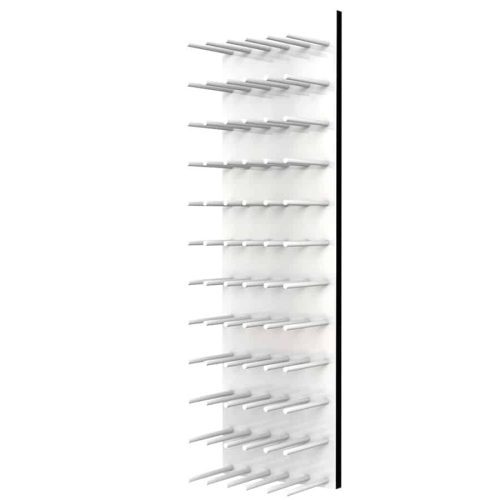 Fusion Wine Wall Cork Forward White Acrylic 4 Foot Satin Aluminum