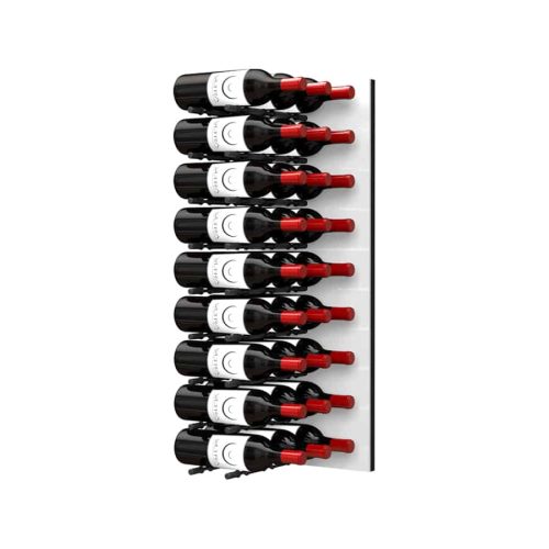 Fusion Wine Wall Label Forward White Acrylic 3 Foot BK Example Full 3