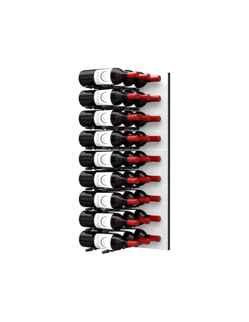 Fusion Wine Wall Label Forward White Acrylic 3 Foot BK Example Full 3