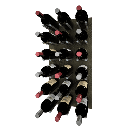 Kessick Wine as Art 14 28 Leather Panel Wine Rack 3