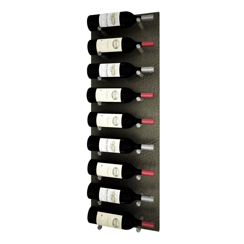 Kessick Wine as Art 14 42 Leather Panel Wine Rack 1