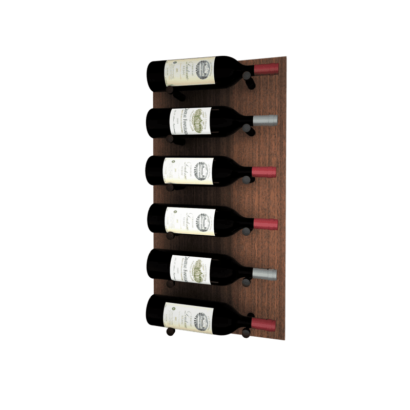 Kessick Wine as Art 14 x 28 Walnut Espresso Finish Black Post 1 Deep