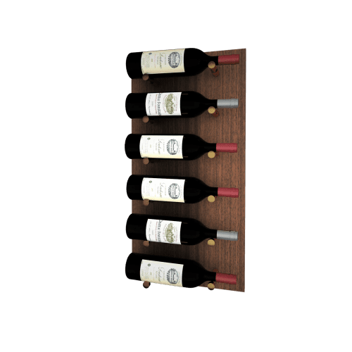 Kessick Wine as Art 14 x 28 Walnut Espresso Finish Gold Post 1 Deep