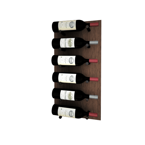 Kessick Wine as Art 14 x 28 White Oak Espresso Finish Black Post 1 Deep