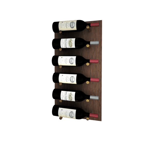 Kessick Wine as Art 14 x 28 White Oak Espresso Finish Gold Post 1 Deep