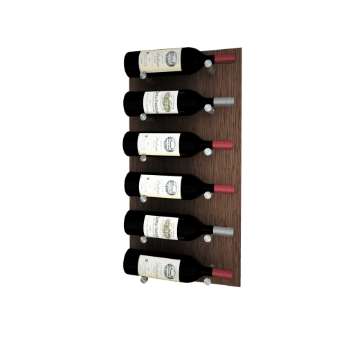 Kessick Wine as Art 14 x 28 White Oak Espresso Finish Silver Post 1 Deep