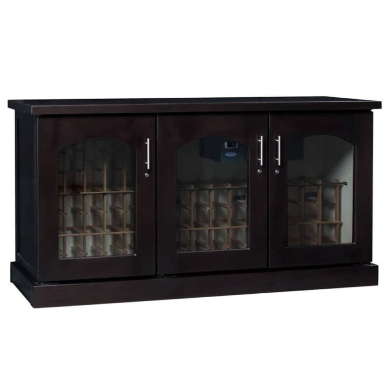 LeCache Contemp Credenza Chocolate 1