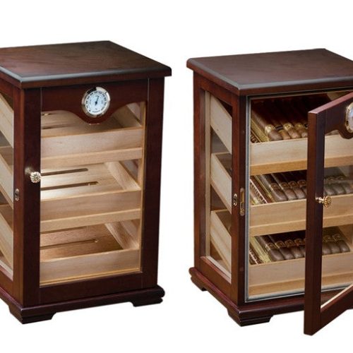 MilanoCountertopDisplayHumidorwithTrays125Cigars