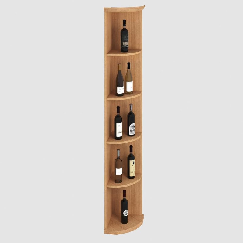 Modular Wine Display Corner Shelf