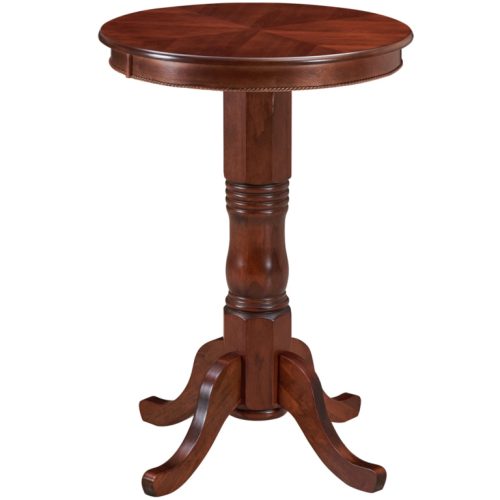 Premium Wood Round Pub Table English Tudor