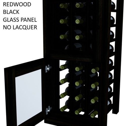 PremiumRedwood MidnightBlack Glass