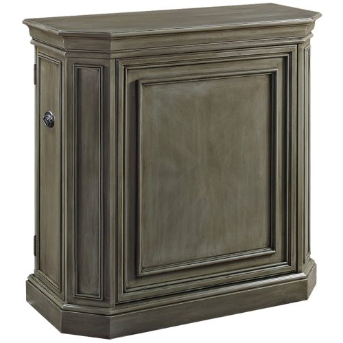 Solid Wood Bar Cabinet With Interior Storage Slate 2