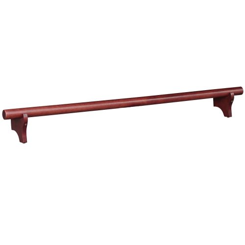 Solid Wood Dry Bar Foot Rail 60 Wide English Tudor