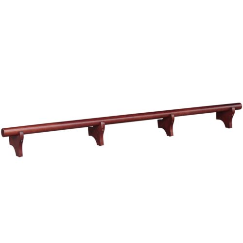 Solid Wood Dry Bar Foot Rail 84 Wide English Tudor