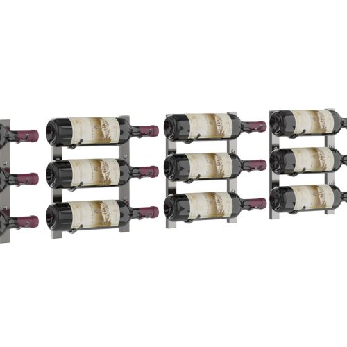 VingateView W Series Over the Couch Wine Rack Kit Example 15 Bottles Gunmetal Luxe