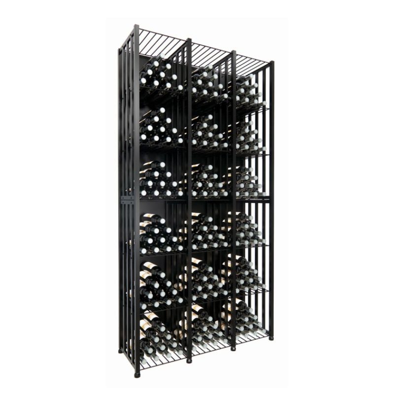 VintageView Case Crate Bin 6 Kit freestanding wine bottle storage with secure backs 288 bottles