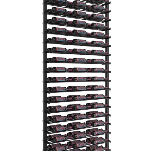 VintageView Evolution Low Profile Post Kit 10 3C ultra slim floor to ceiling wine rack system Double Matte Black