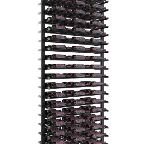 VintageView Evolution Low Profile Post Kit 10 3C ultra slim floor to ceiling wine rack system Triple Matte Black