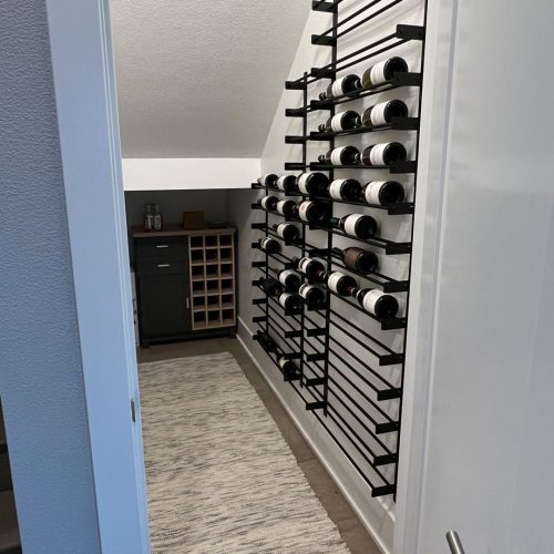 VintageView Evolution Wine Wall 15 3C Wall Mounted Wine Rack System Example 4