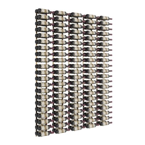 VintageView Feature Wall 7 Wine Rack Kit Double Golden Bronze Luxe