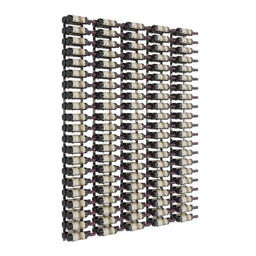 VintageView Feature Wall 7 Wine Rack Kit Double Gunmetal Luxe