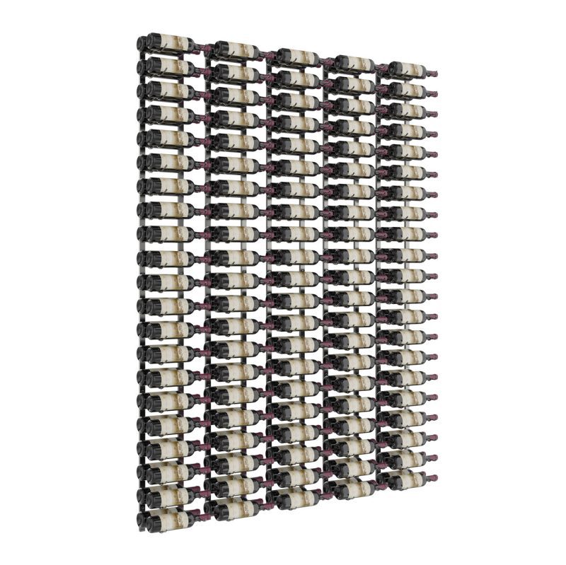 VintageView Feature Wall 7 Wine Rack Kit Double Gunmetal