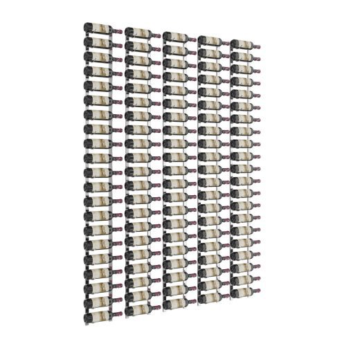 VintageView Feature Wall 7 Wine Rack Kit Single Chrome Luxe