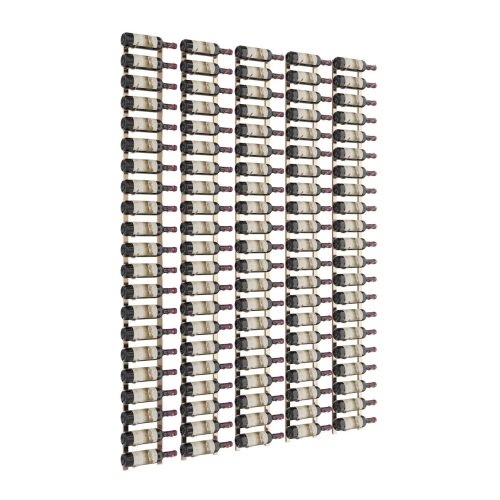 VintageView Feature Wall 7 Wine Rack Kit Single Golden Bronze Luxe