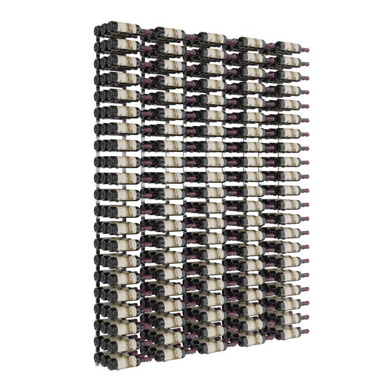 VintageView Feature Wall 7 Wine Rack Kit Triple Chrome