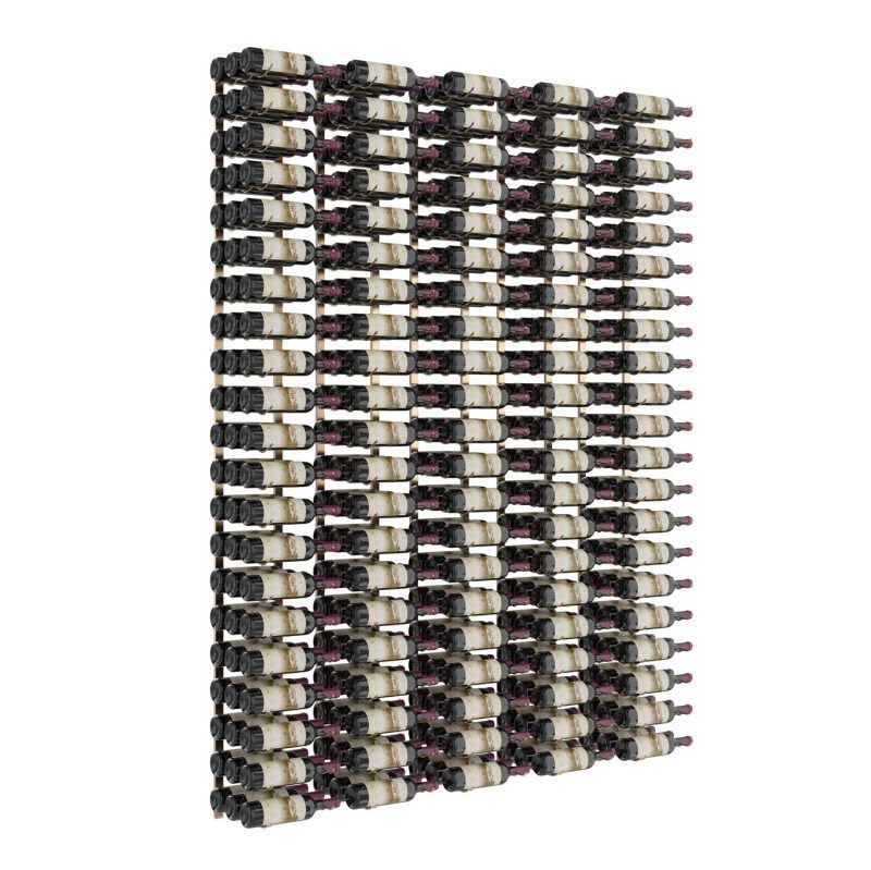 VintageView Feature Wall 7 Wine Rack Kit Triple Golden Bronze