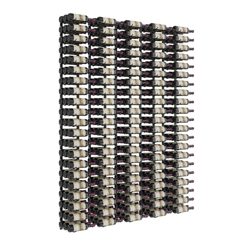 VintageView Feature Wall 7 Wine Rack Kit Triple Matte Black