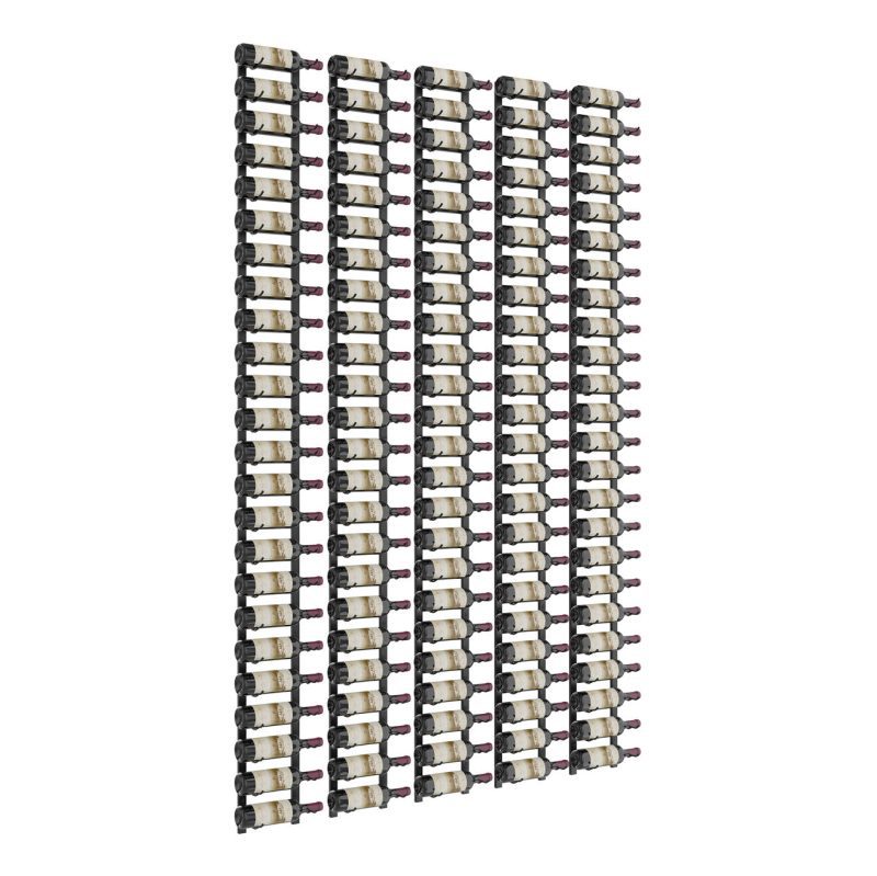 VintageView Feature Wall 8 Wine Rack Kit Single Matte Black