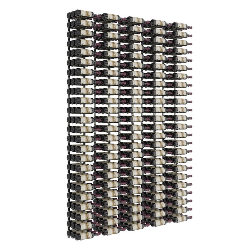 VintageView Feature Wall 8 Wine Rack Kit Triple Gunmetal