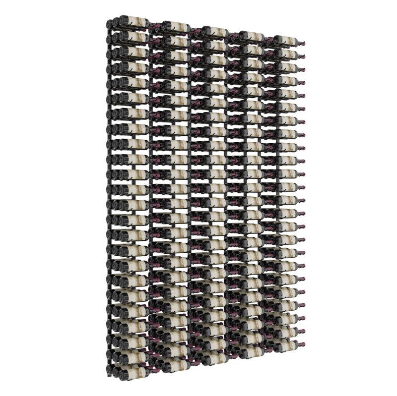 VintageView Feature Wall 8 Wine Rack Kit Triple Matte Black