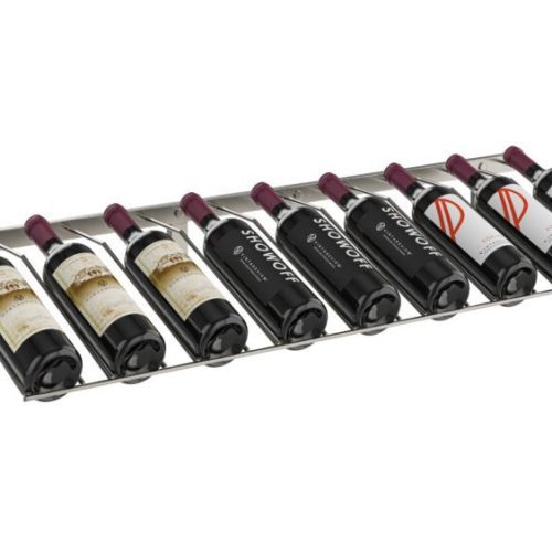 VintageView Presentation Row Wine Rack 9 Bottles Gunmetal Luxe