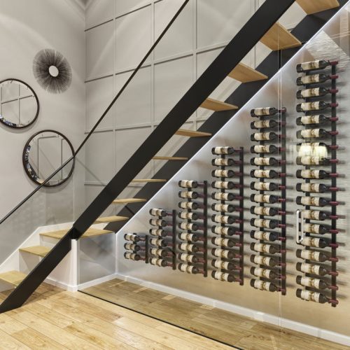 VintageView Under the Stairs Wine Rack Kit Example 1