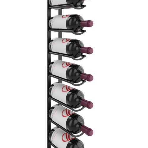 VintageView Vino Rails Flex Magnum Wine Rack 9 Bottles Matte Black