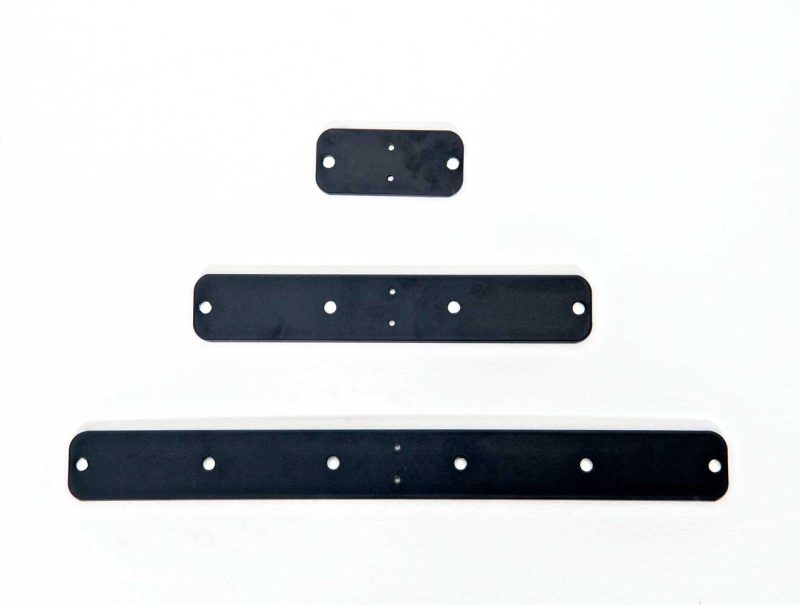 VintageView Vino Rails Mounting Plates Matte Black