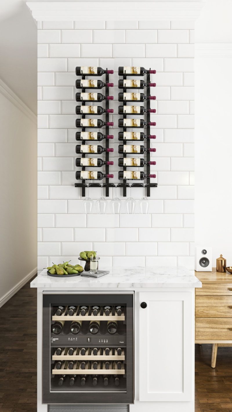 VintageView Wet Bar Wine Rack Kit Example 3