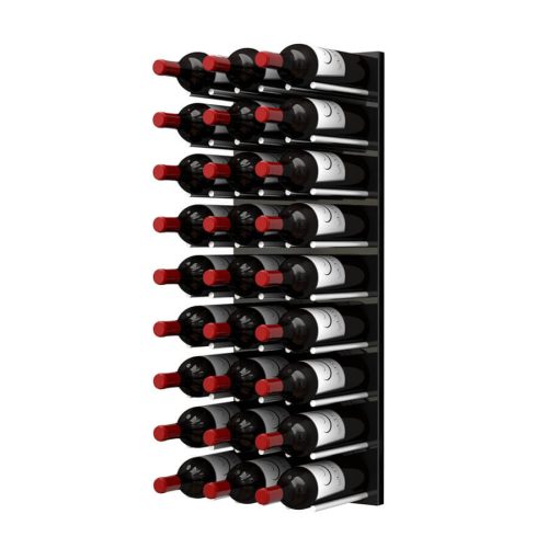 WW 3ft Straight 27 Bottles Brushed Black