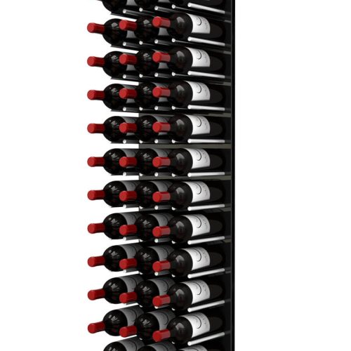 WW 4ft Straight 36 Bottles Brushed Black