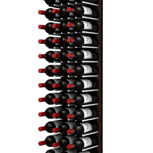 WW 4ft Straight 36 Bottles Brushed Dark Stain