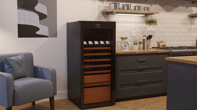 Wine Guardian Luxury Aficionado Style Single Zone Wine Fridge 2