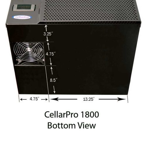 cellarpro 1800 bottom view